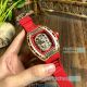 Grade Replica Richard Mille RM 052 Rose Gold Bezel Red Rubber Watchband Watch (7)_th.jpg